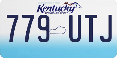 KY license plate 779UTJ