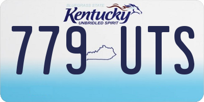 KY license plate 779UTS