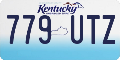 KY license plate 779UTZ