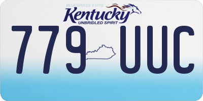 KY license plate 779UUC