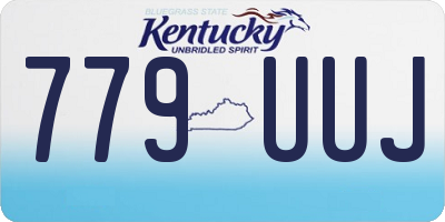KY license plate 779UUJ