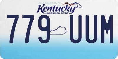 KY license plate 779UUM