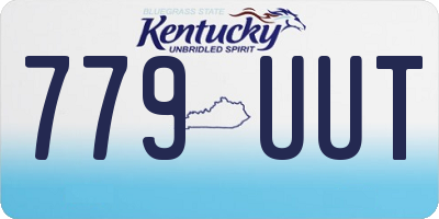 KY license plate 779UUT