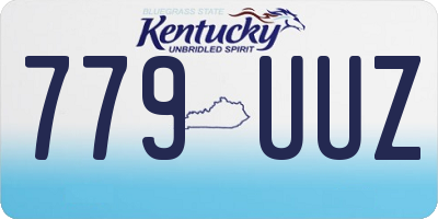 KY license plate 779UUZ