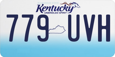 KY license plate 779UVH