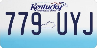 KY license plate 779UYJ