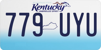 KY license plate 779UYU