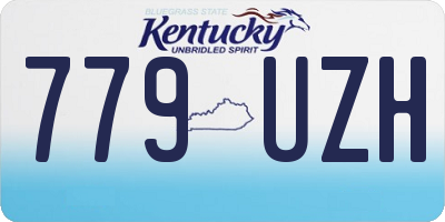 KY license plate 779UZH