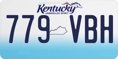 KY license plate 779VBH