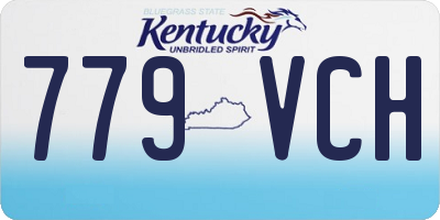 KY license plate 779VCH