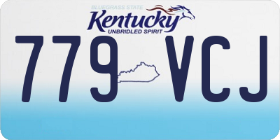 KY license plate 779VCJ