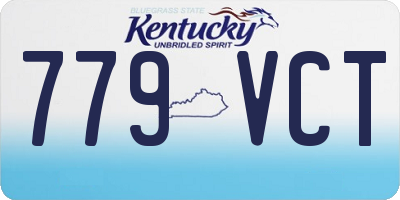 KY license plate 779VCT