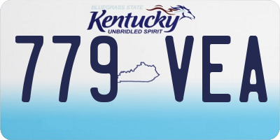 KY license plate 779VEA