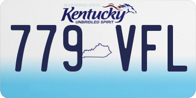 KY license plate 779VFL