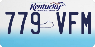 KY license plate 779VFM