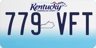 KY license plate 779VFT