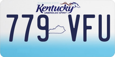 KY license plate 779VFU