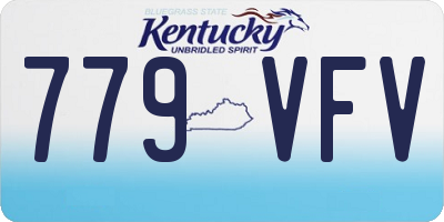 KY license plate 779VFV