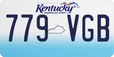 KY license plate 779VGB