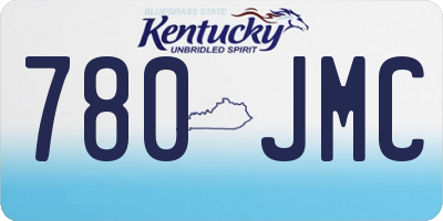 KY license plate 780JMC