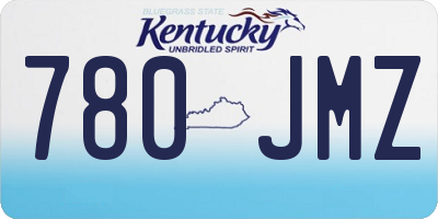 KY license plate 780JMZ