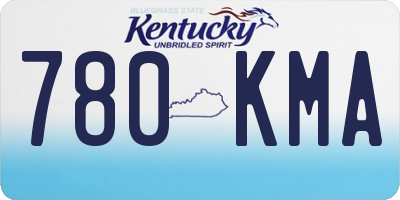 KY license plate 780KMA