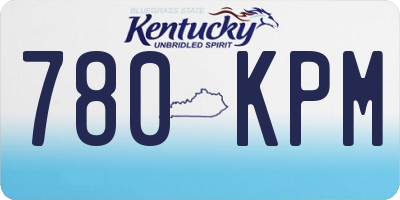 KY license plate 780KPM