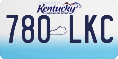 KY license plate 780LKC
