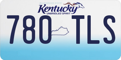 KY license plate 780TLS