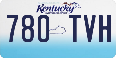KY license plate 780TVH