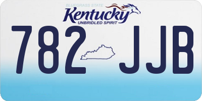KY license plate 782JJB