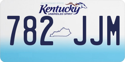 KY license plate 782JJM