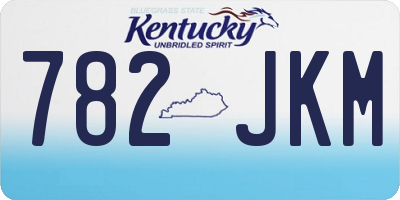 KY license plate 782JKM