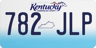 KY license plate 782JLP