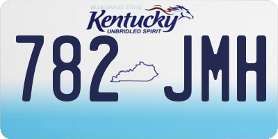 KY license plate 782JMH