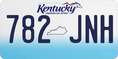 KY license plate 782JNH