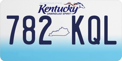 KY license plate 782KQL