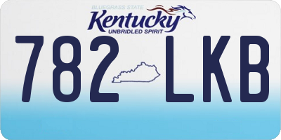 KY license plate 782LKB