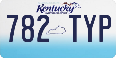 KY license plate 782TYP