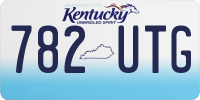 KY license plate 782UTG