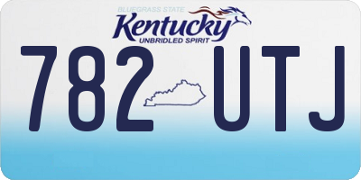 KY license plate 782UTJ