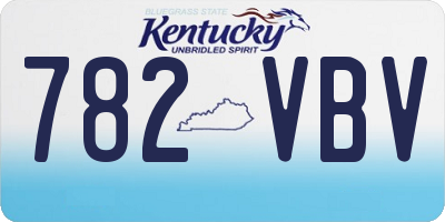 KY license plate 782VBV