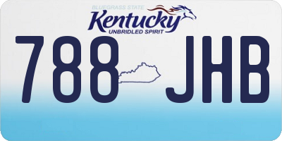 KY license plate 788JHB
