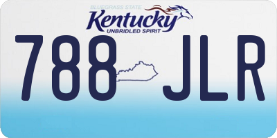 KY license plate 788JLR