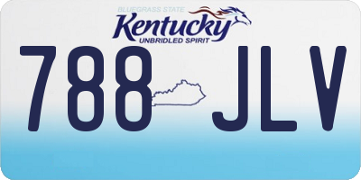 KY license plate 788JLV