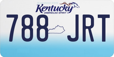 KY license plate 788JRT