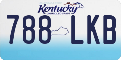 KY license plate 788LKB