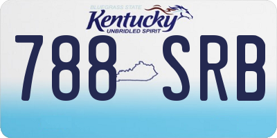 KY license plate 788SRB