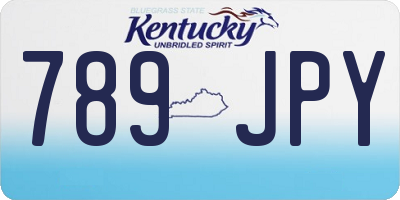 KY license plate 789JPY
