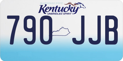 KY license plate 790JJB